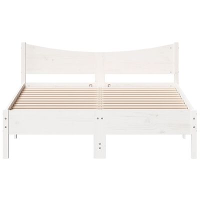 vidaXL Bed Frame without Mattress White 120x190 cm Small Double Solid Wood Pine, white vidaXL Bed Frame without Mattress White 120x190 cm Small Double Solid Wood Pine