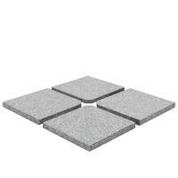 vidaXL Umbrella Weight Plates 4 pcs Grey Granite Square 100 kg,  vidaXL Umbrella Weight Plates 4 pcs Grey Granite Square 100 kg