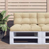 vidaXL Pallet Cushion Beige 80x40x12 cm Fabric