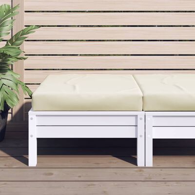 vidaXL Pallet Cushion Cream 60x60x6 cm Oxford Fabric, cream vidaXL Pallet Cushion Cream 60x60x6 cm Oxford Fabric