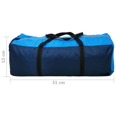 vidaXL Camping Tent 4 Persons Navy Blue/Light Blue, light blue vidaXL Camping Tent 4 Persons Navy Blue/Light Blue