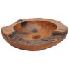 vidaXL Basin Solid Teak 45 cm