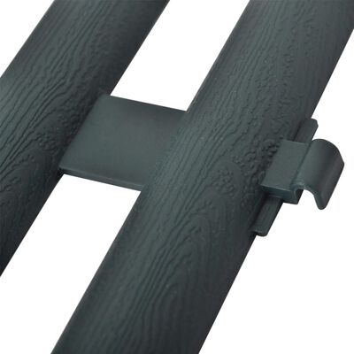 vidaXL 17 pcs Lawn Dividers 10 m Green, green vidaXL 17 pcs Lawn Dividers 10 m Green