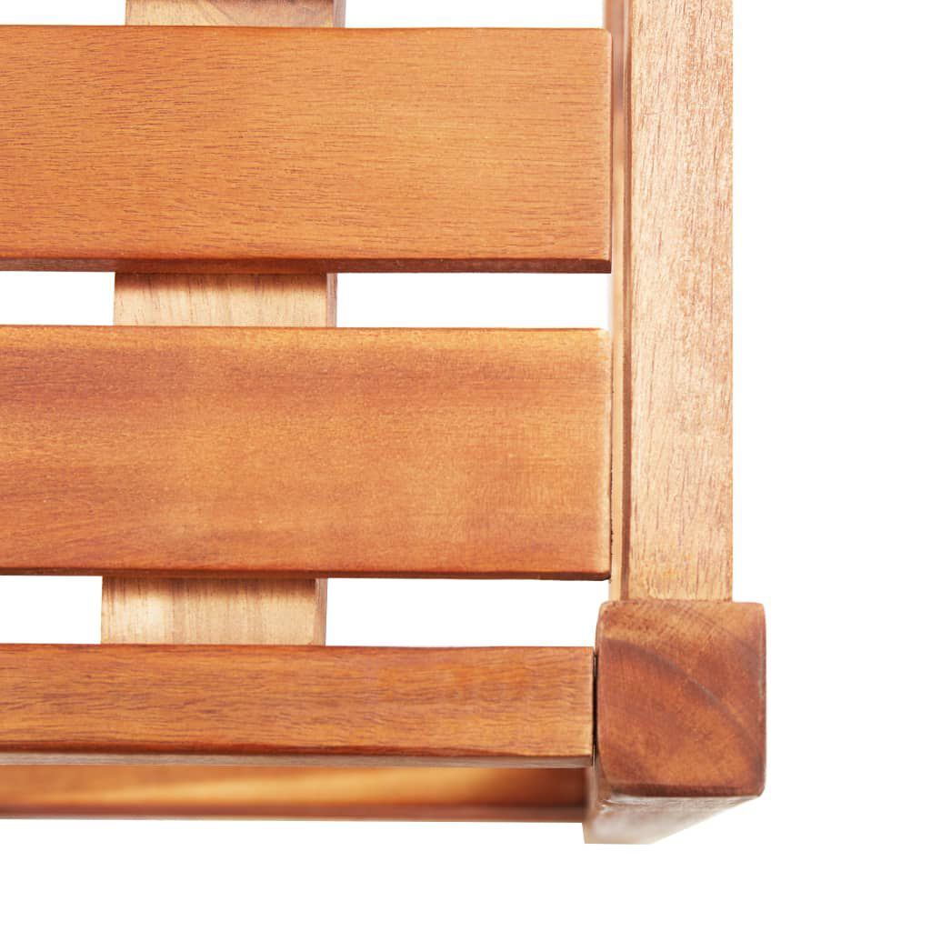 vidaXL Bar Chairs 2 pcs Solid Acacia Wood