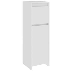 vidaXL Bathroom Cabinet White 30x30x95 cm Engineered Wood