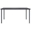 vidaXL Outdoor Dining Table Anthracite 150x90x74 cm Steel