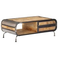 vidaXL Coffee Table 100x50x35 cm Solid Mango Wood,  vidaXL Coffee Table 100x50x35 cm Solid Mango Wood
