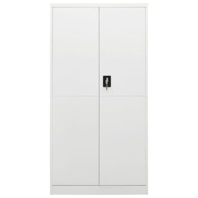 vidaXL Locker Cabinet White 90x40x180 cm Steel, white vidaXL Locker Cabinet White 90x40x180 cm Steel