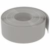 vidaXL Garden Edgings 2 pcs Grey 10 m 20 cm Polyethylene
