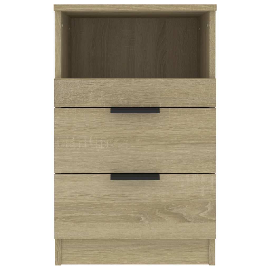 vidaXL Bedside Cabinet Sonoma Oak Engineered Wood
