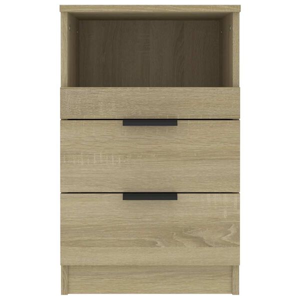 vidaXL Bedside Cabinet Sonoma Oak Engineered Wood