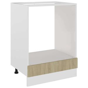 vidaXL Oven Cabinet Lyon Sonoma Oak 60x46x81.5 cm Engineered Wood