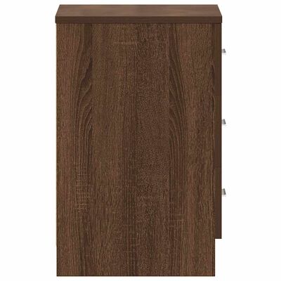 vidaXL Bedside Cabinets 2 pcs Brown Oak 38x35x56 cm Engineered Wood, brown oak vidaXL Bedside Cabinets 2 pcs Brown Oak 38x35x56 cm Engineered Wood