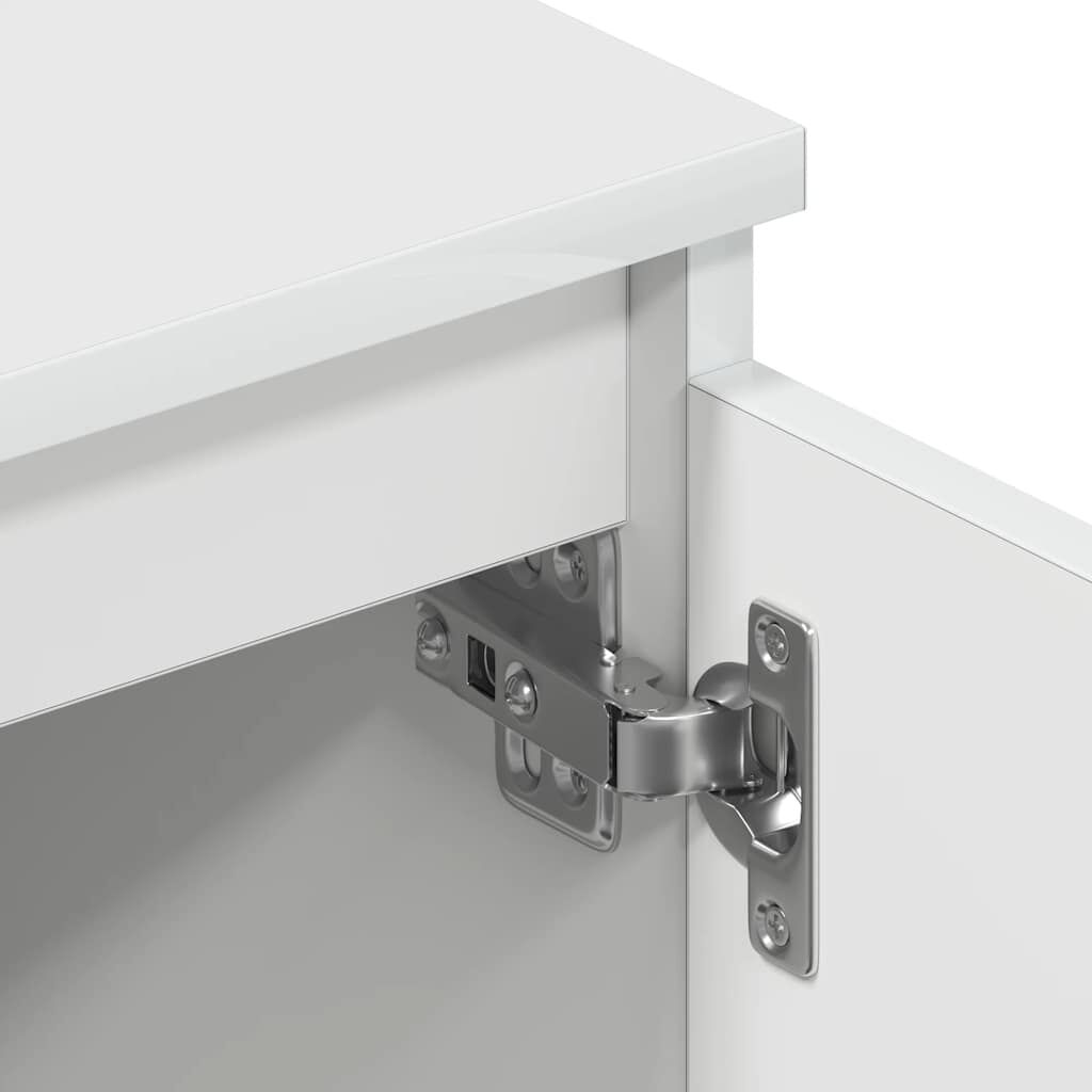 vidaXL TV Cabinet White 140x40x35.5 cm Engineered Wood