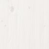 vidaXL Wall Cabinet White 100x30x35 cm Solid Wood Pine
