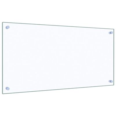 vidaXL Kitchen Backsplashes 2 pcs Transparent 80x40 cm Tempered Glass, Transparent vidaXL Kitchen Backsplashes 2 pcs Transparent 80x40 cm Tempered Glass