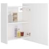vidaXL Bathroom Mirror Cabinet White 62.5x20.5x64 cm Engineered Wood