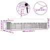 vidaXL Outdoor Dog Kennel with Roof 600x200x150 cm