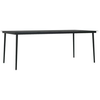 vidaXL 7 Piece Garden Dining Set Brown and Black, brown and black vidaXL 7 Piece Garden Dining Set Brown and Black