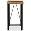 vidaXL Bar Set 3 Pieces Solid Wood Reclaimed. Genuine Leather & Canvas