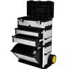 vidaXL 3-Part Rolling Tool Box replaces 140174