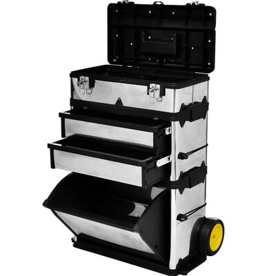 vidaXL 3-Part Rolling Tool Box replaces 140174,  vidaXL 3-Part Rolling Tool Box replaces 140174