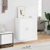 vidaXL Shoe Cabinet White 60x35x70 cm Engineered Wood
