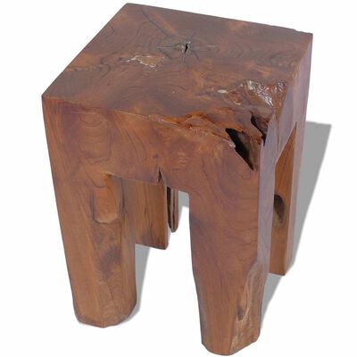 vidaXL Stool Solid Teak Wood,  vidaXL Stool Solid Teak Wood