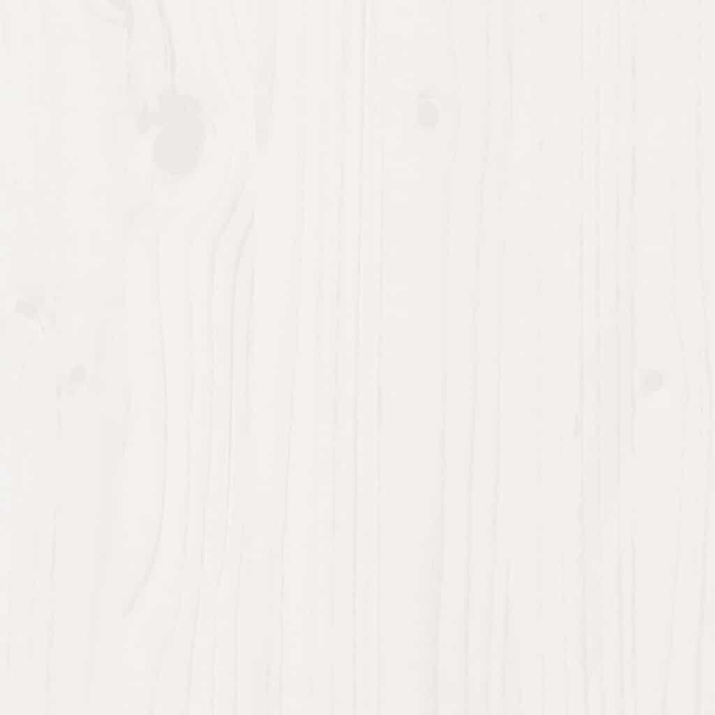 vidaXL Storage Box White 80x40x45.5 cm Solid Wood Pine