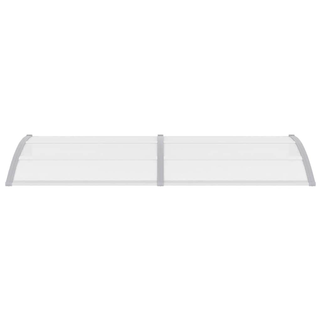 vidaXL Door Canopy Grey 240x100 cm PC