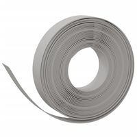 vidaXL Garden Edging Grey 10 m 10 cm Polyethylene, grey vidaXL Garden Edging Grey 10 m 10 cm Polyethylene