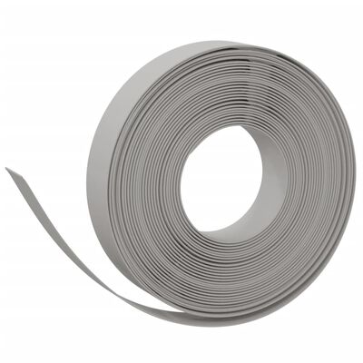 vidaXL Garden Edging Grey 10 m 10 cm Polyethylene, grey vidaXL Garden Edging Grey 10 m 10 cm Polyethylene