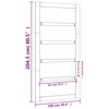 vidaXL Barn Door 100x1.8x204.5 cm Solid Wood Pine