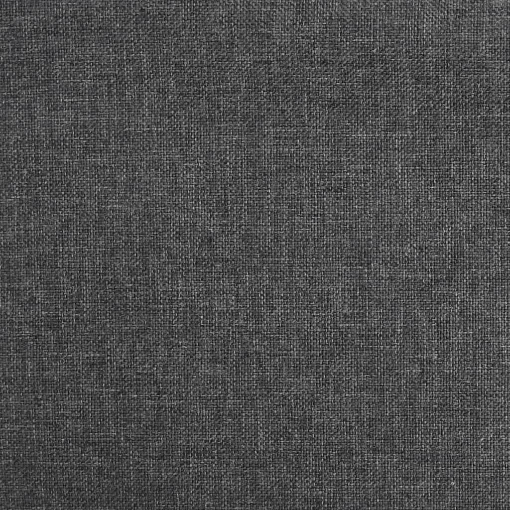 vidaXL Bar Stool Dark Grey Fabric