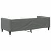 vidaXL Day Bed without Mattress Dark Grey 90x190 cm Fabric