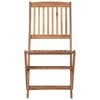vidaXL Folding Outdoor Chairs 8 pcs Solid Acacia Wood