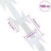 vidaXL BTO-22 Razor Wire 100 m Steel