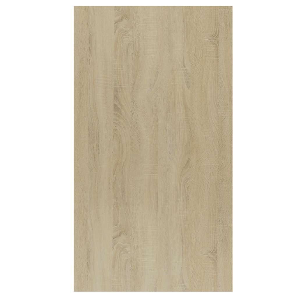 vidaXL Book Cabinet/Sideboard Sonoma Oak 50x25x80 cm Engineered Wood