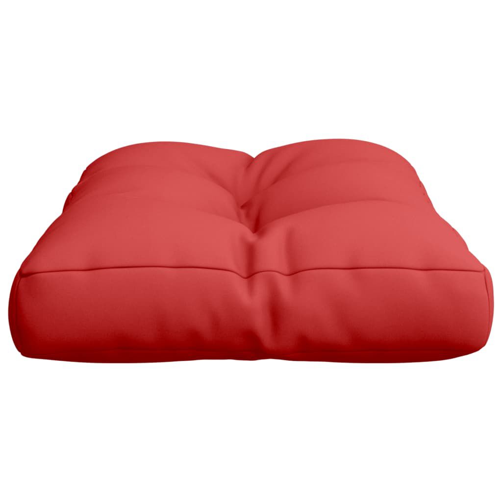 vidaXL Pallet Cushion Red 50x40x12 cm Fabric