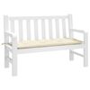 vidaXL Garden Bench Cushion Cream 120x50x7 cm Oxford Fabric