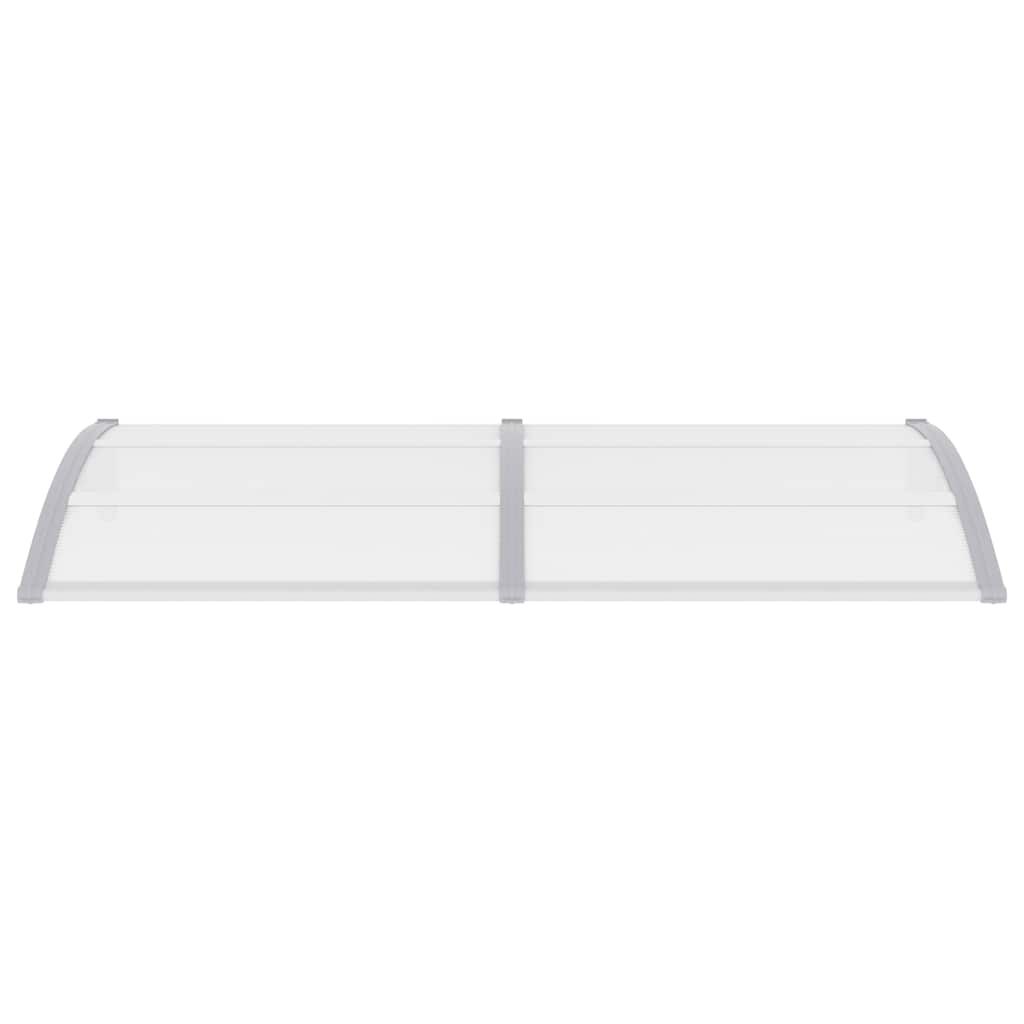 vidaXL Door Canopy Grey 200x100 cm PC