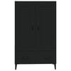 vidaXL Highboard Black 70x31x115 cm Engineered Wood