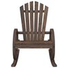 vidaXL Rocking Adirondack Chairs 2 pcs Solid Wood Fir