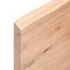 vidaXL Table Top Light Brown 60x50x(2-4) cm Treated Solid Wood Live Edge