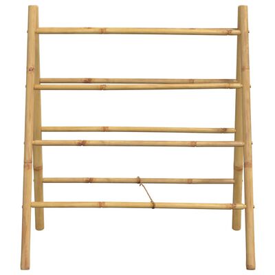 vidaXL Double Towel Ladder with 4 Rungs 90x50x100 cm Bamboo,  vidaXL Double Towel Ladder with 4 Rungs 90x50x100 cm Bamboo