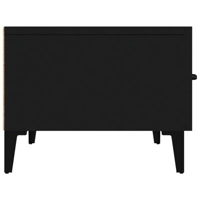 vidaXL TV Cabinet Black 150x34,5x30 cm Engineered Wood