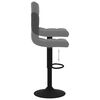 vidaXL Bar Stools 2 pcs Dark Grey Velvet
