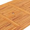vidaXL 5 Piece Folding Outdoor Dining Set Solid Teak Wood