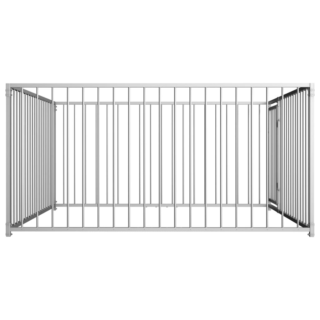 vidaXL Outdoor Dog Kennel 200x200x100 cm