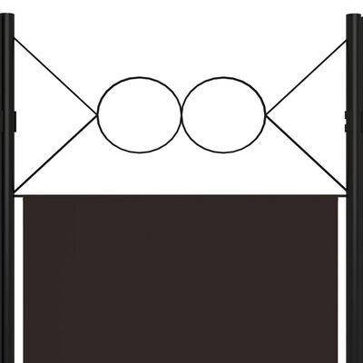 vidaXL 3-Panel Room Divider Brown 120x180 cm, brown vidaXL 3-Panel Room Divider Brown 120x180 cm